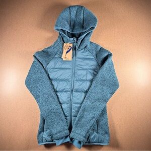 ASICS Women’s Mixer Jacket 2.0 Hooded Insulated Blue XS